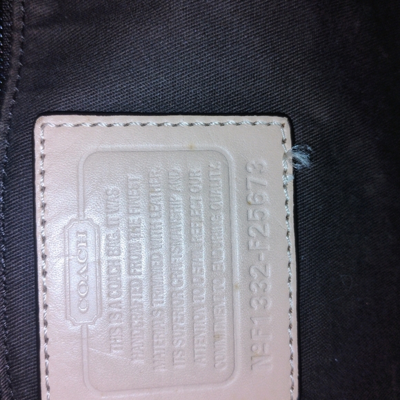 Coach Park Metro Brown and Tan Dream Signature tote EUC - Picture 8 of 8